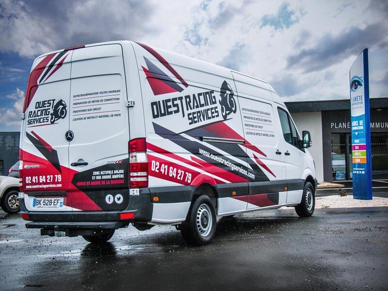 Ouest Racing Services - Signalétique véhicule