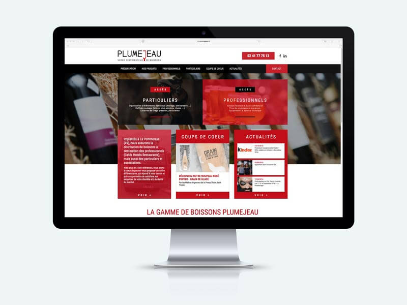 Plumejeau - Site internet